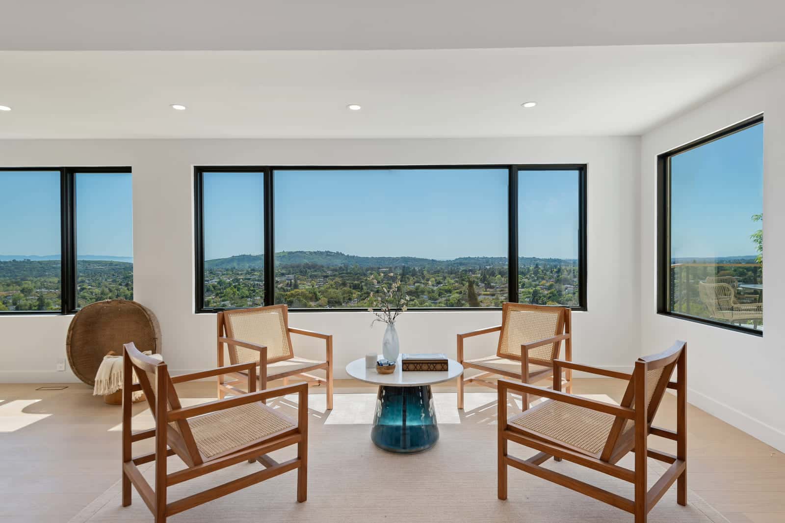 A Riviera living room opening to the mountains.
